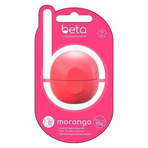 Hidratante Labial Beta Morango 9,5g