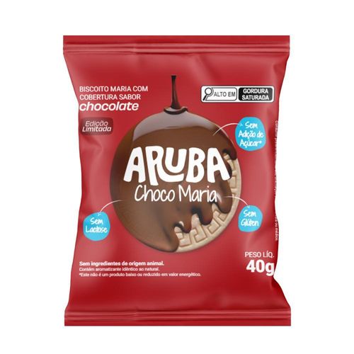 Biscoito Aruba Coberto com Chocolate 40g