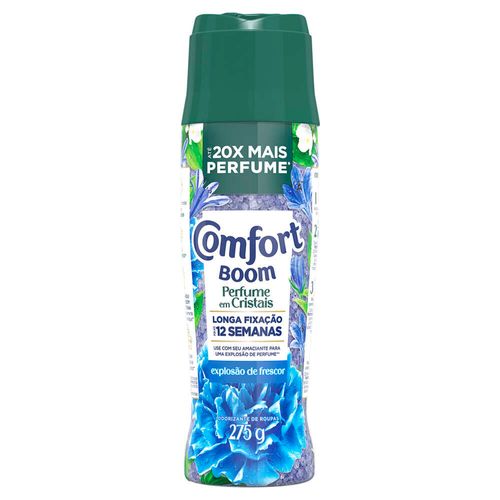 Amaciante Comfort Boom Perfume em Cristais Explosão de Frescor 275g