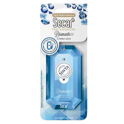 Tag Perfumada Secar Preciosidades Cedro Azul