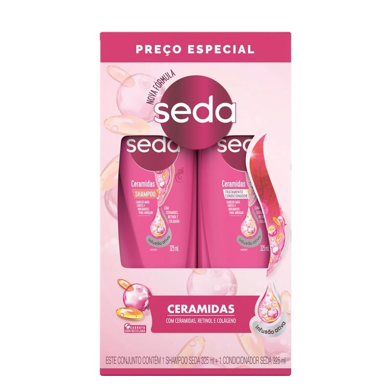 Kit-Shampoo---Condicionador-Seda-Ceramidas