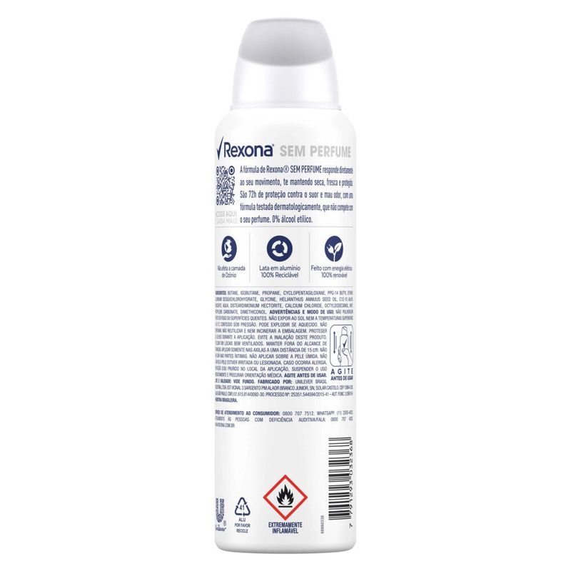 Antitranspirante-Aerosol-Rexona-Sem-Perfume-150ml