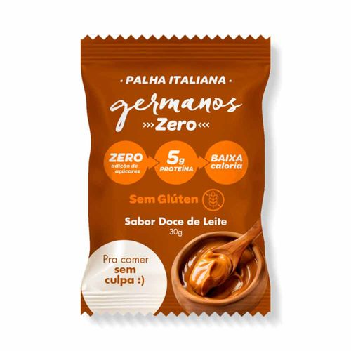 Palha Italiana Germanos Doce de Leite Zero 30g