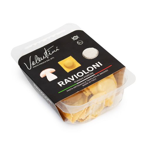 Massa Italiana Ravioloni Funghi Porcini e Ricota Valentini 250g
