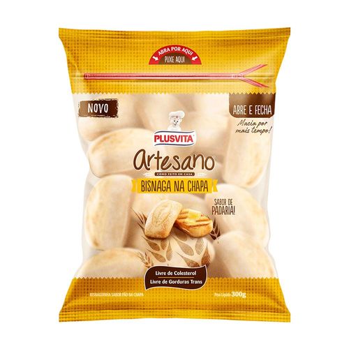 Bisnaguinha Artesano Plus Vita Pão na Chapa 300g