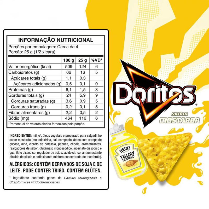 SALGADINHO-DORITOS-MOSTARDA-110G