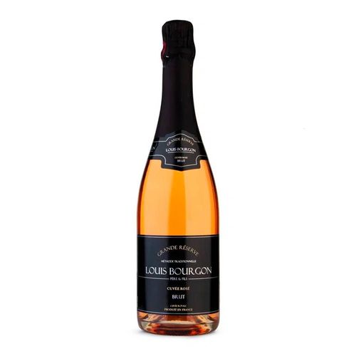 Espumante Rosé Francês Louis Bourgon Grande Réserve Garrafa 750mL
