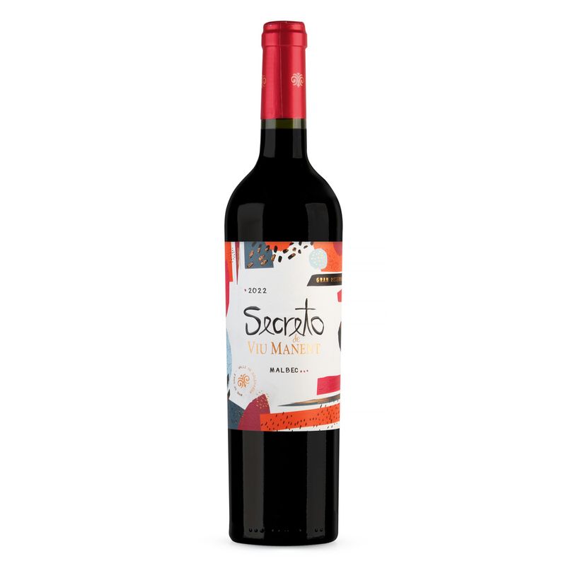 Vinho-Tinto-Chileno-Viu-Manent-Secreto-Malbec-Garrafa-750ml