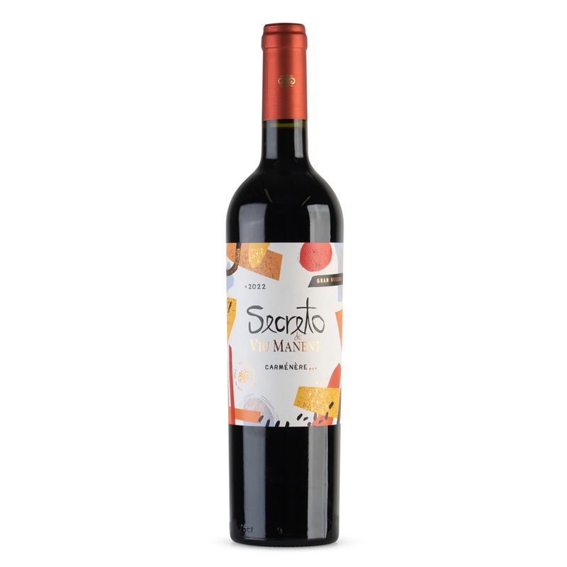 Vinho-Tinto-Chileno-Viu-Manent-Secreto-Carmenere-Garrafa-750ml