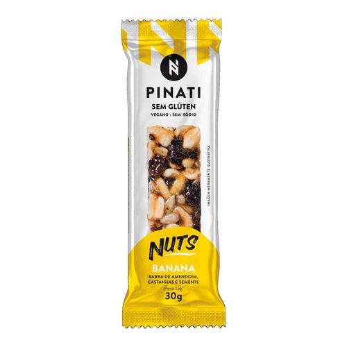 Barra de Nuts PInati Banana 30g