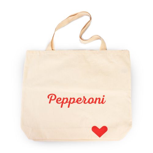 Ecobag em Tecido Retornável Amo Rio Pepperoni G