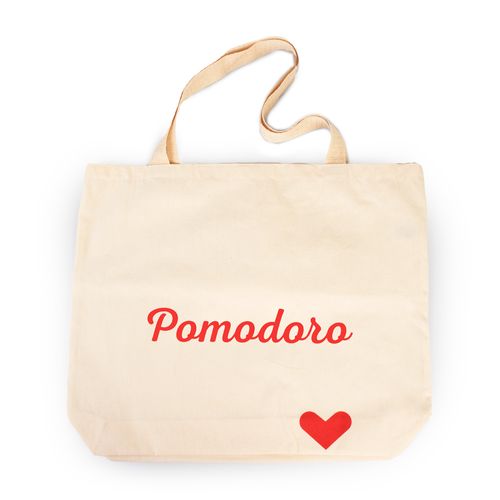 Ecobag em Tecido Retornável Amo Rio Pomodoro G