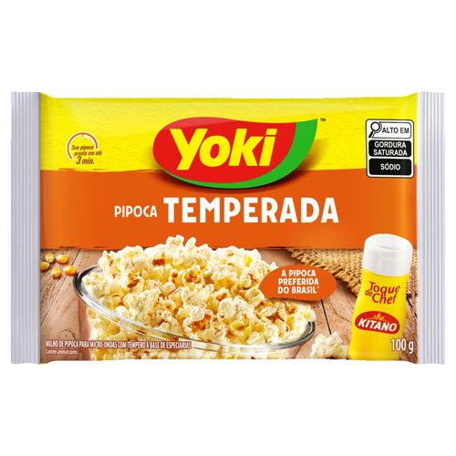 Pipoca para Microondas Yoki Toque De Chef 100g