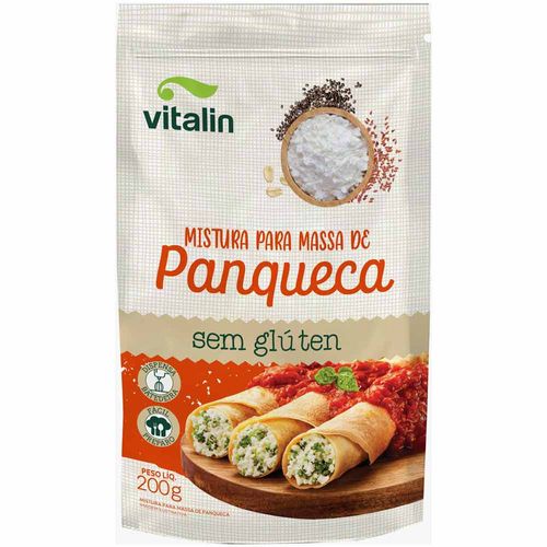 Mistura para Panqueca Vitalin Sem Glúten 200g
