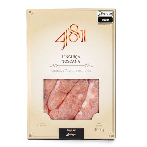 Linguiça Resfriada Toscana 481 400g