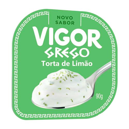 Iogurte Grego Vigor Torta de Limão Pote 90g