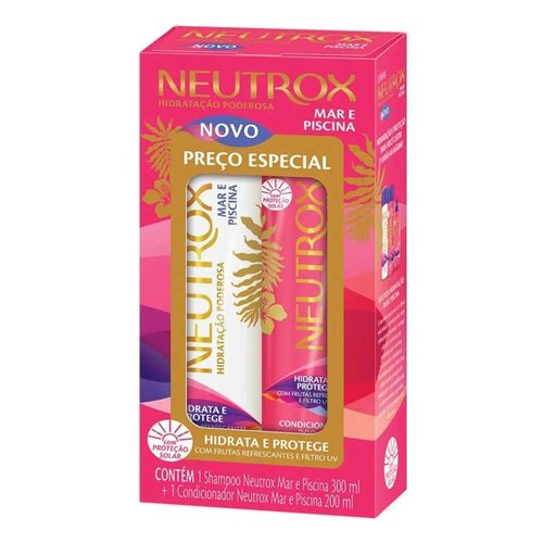 Kit Neutrox Mar/Piscina Shampoo 300ml + Condicionador 200ml