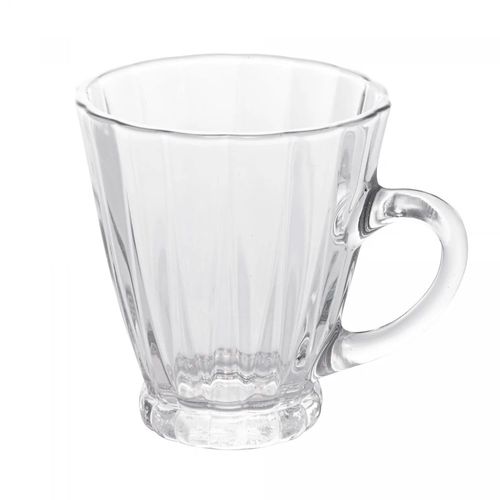 Conjunto com 4 Xícaras de Café Vidro Lyor 160ml