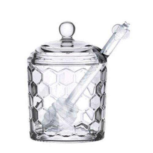 Meleira de Vidro com Pegador Favo Lyor 270ml