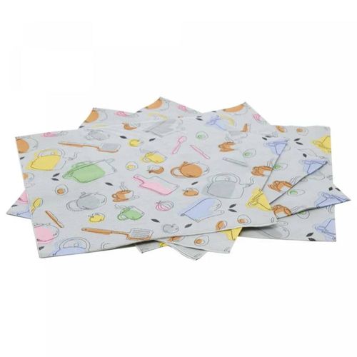 Guardanapos Estampados Kitchen Lyor 20 Unidades