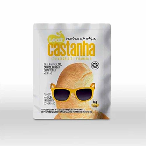 Nanocreme Leatt Castanha Sachê 140g
