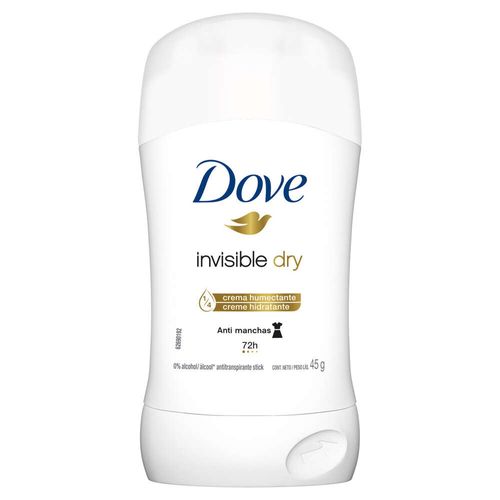 Desodorante Stick Dove Invisible Dry 45g