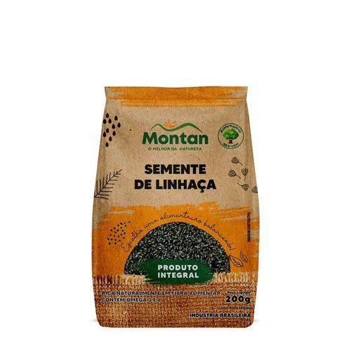 Semente de Linhaça Marrom Montan 200g