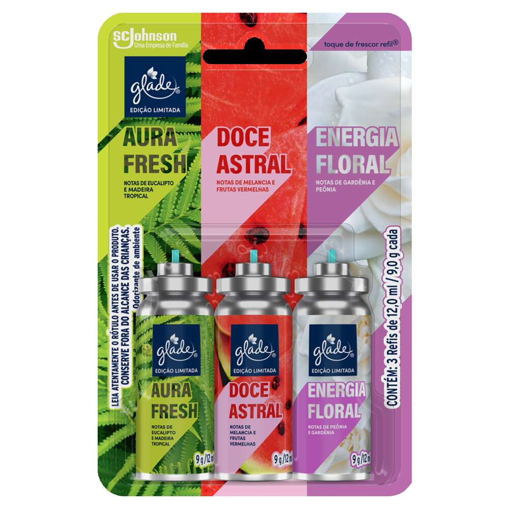 Glade Toque Fresco Refil Leve 3 Pague 2 12ml