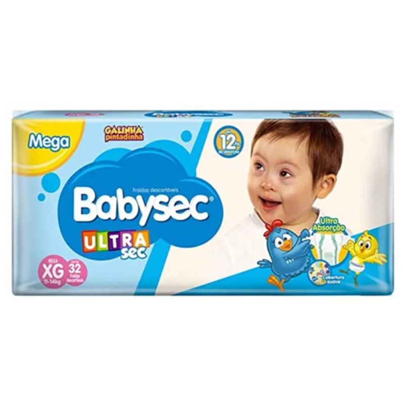 Fralda-Babysec-Ultra-Sec-Mega-XG-com-32-Unidades