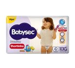 Fralda Babysec Premium Shortinho Hiper XXG com 42 Unidades