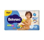 Fralda Babysec Ultra Sec Hiper M com 72 Unidades