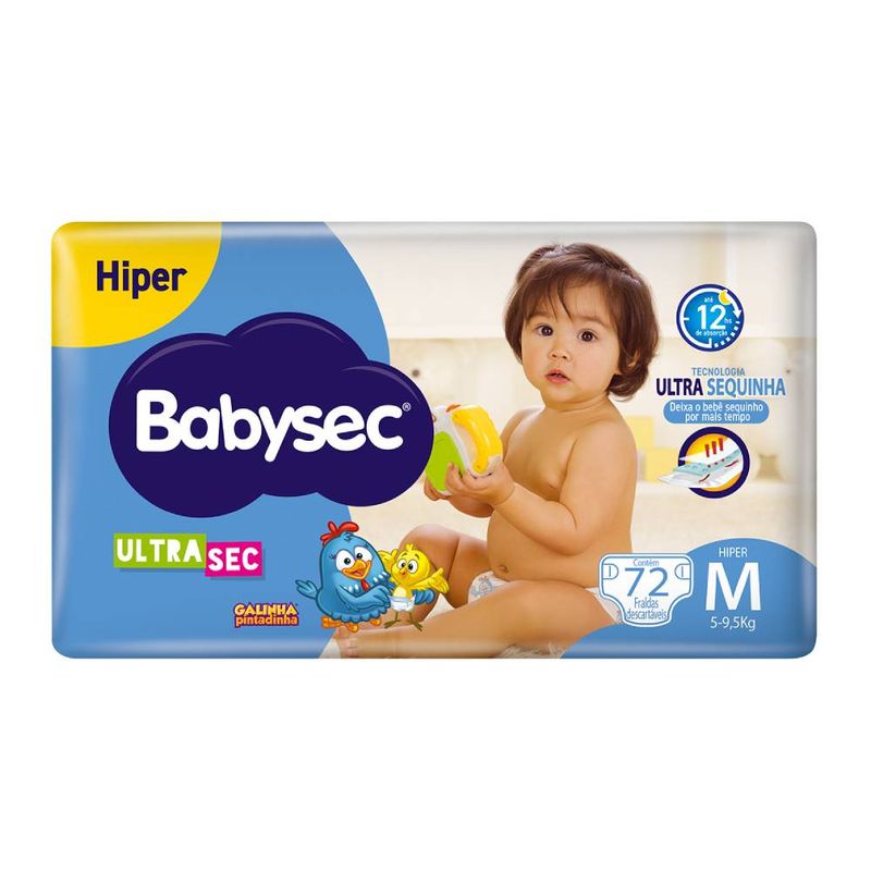 Fralda-Babysec-Ultra-Sec-Hiper-M-com-72-Unidades