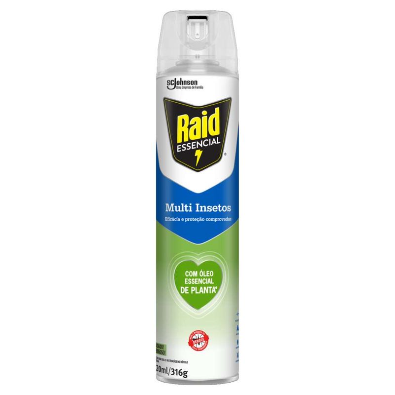 Inseticida-Raid-Essencial-Aerossol-Multi-Insetos-420ml