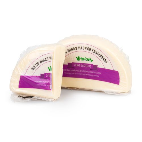 Queijo Minas Padrão Sem Lactose Vitalatte Pedaço 250g
