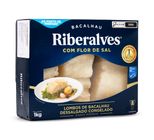 Lombo de Bacalhau Dessalgado Congelado Riberalves 1kg