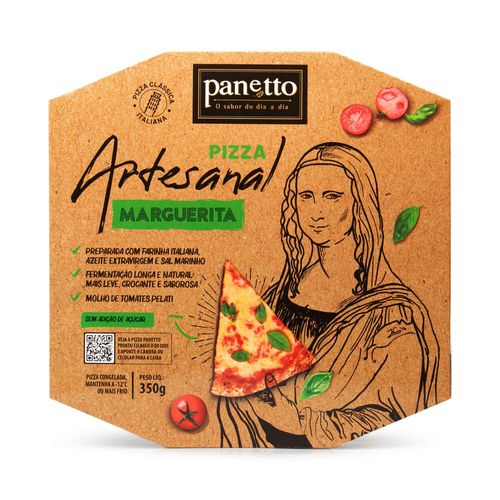 Pizza Artesanal Panetto Marguerita 350g