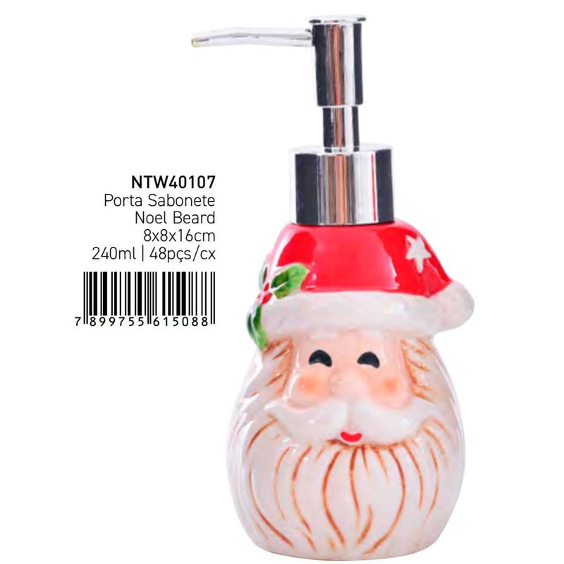 Porta-Sabonete-Papai-Noel-Barba-Wincy-240ml