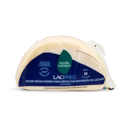 Queijo Minas Padrão Fracionado Verde Campo Lacfree 500g