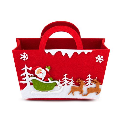 Cesto Feltro com Alça Natal Wincy