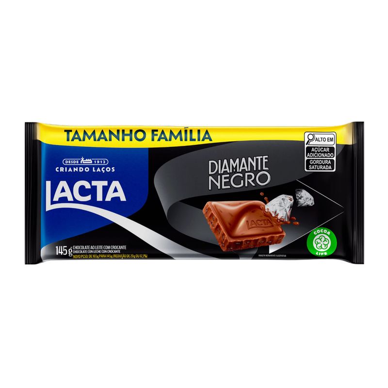 Chocolate-Lacta-Diamante-Negro-145g