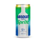 Drink Pronto Absolut Vodka & Sprite Lata 269ml