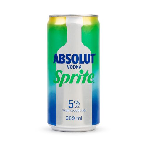 Drink Pronto Absolut Vodka & Sprite Lata 269ml