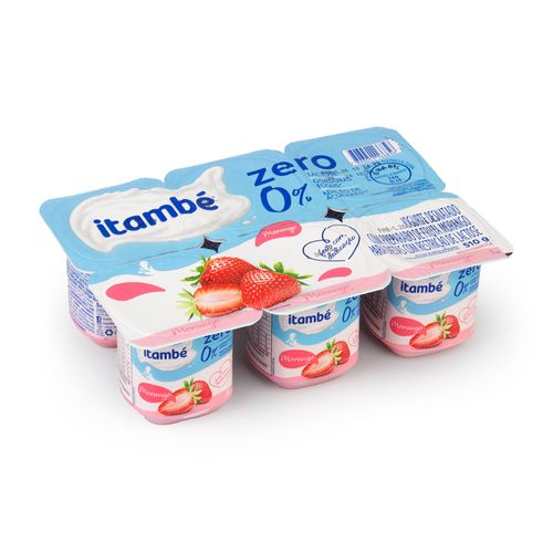 Iogurte Zero Lactose Polpa de Morango Itambé Bandeja 510g