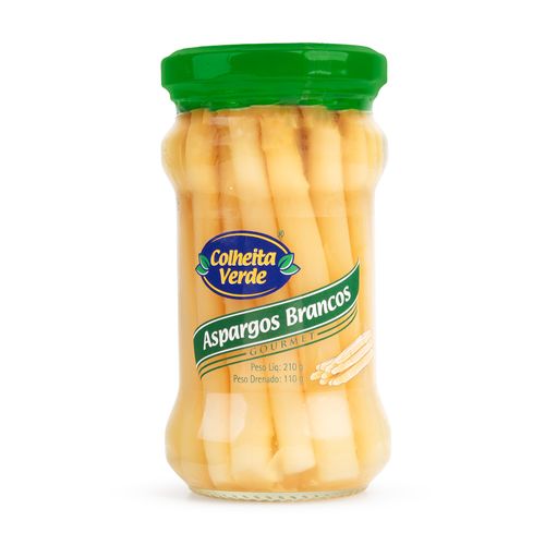 Aspargo Branco Peruano Colheita Verde 210g