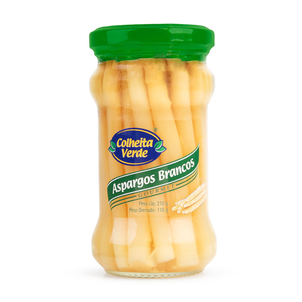 Aspargo Branco Peruano Colheita Verde 210g