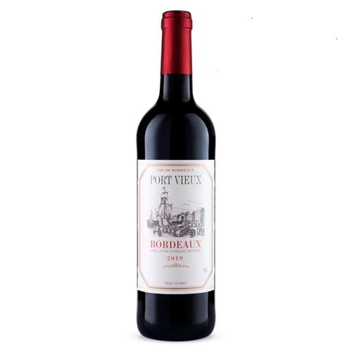Vinho Tinto Francês Port Vieux Bordeaux Garrafa 750ml