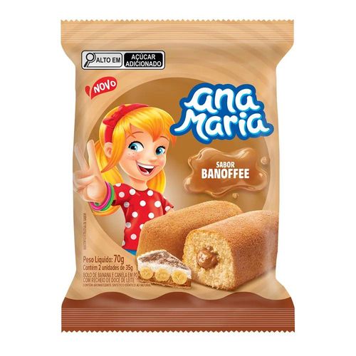 Bolo Ana Maria Banoffee 70g
