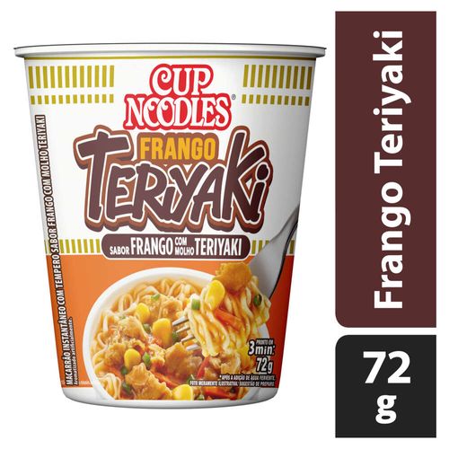 Massa Instantânea Cup Noodles Frango Teriyaki 72g