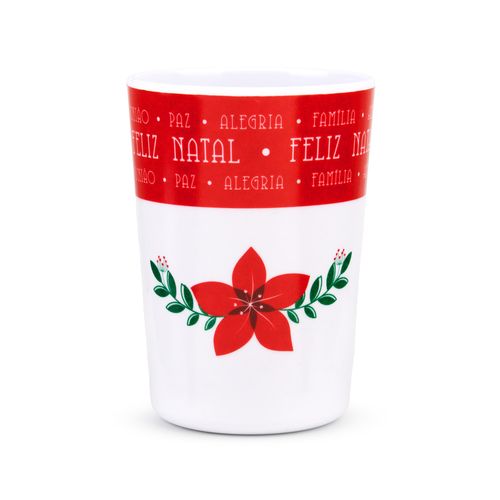 Copo Melamina Feliz Natal Wincy 325ml