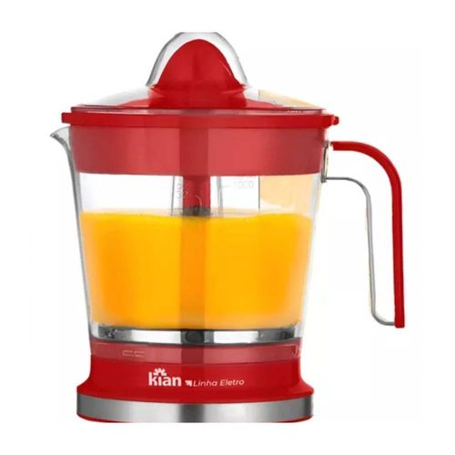 Espremedor de Frutas Vermelho 40W 1000W 127V Kian